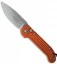 Microtech LUDT Automatic Knife Orange (3.4" Stonewash) 135-10OR