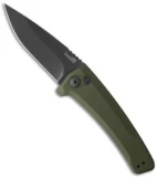 Kershaw Launch 3 Automatic Knife OD Green Aluminum (3.4" Black) 7300BLKOL