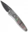 Pro-Tech Half-Breed Ultimate Steel Custom Knife Black Lip Pearl (1.95" Damascus)