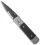Pro-Tech Godson Automatic Knife Grey Al/Black G-10 (3.15" Black Serr) 702PS