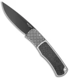 Pro-Tech Magic BR-1 "Whiskers" Custom Steel Knife Two-Tone/CF (3.125" Black)