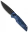 Pro-Tech TR-3 Tactical Response Knife Black/Blue Jazz (3.5" Black) J4