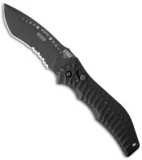 HTM Gun Hammer Radian Automatic Knife (3.5" Black Serr)