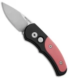 Pro-Tech Runt J4 Automatic Knife Black w/Pink G-10 (1.94" Satin) 4445