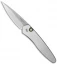 Pro-Tech Custom Steel Newport Automatic Knife Two-Tone (3" Stonewash) 3420