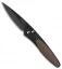 Pro-Tech Newport Automatic Knife Brown G-10 (3" Black) 3442