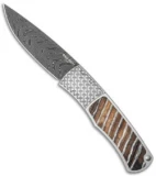 Pro-Tech Magic "Whiskers" Custom Steel Automatic Knife Mastodon (Damascus) BR-1