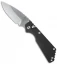 Strider + Pro-Tech SnG Automatic Knife Double Black Micarta (3.5" Stonewash)