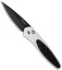 Pro-Tech Newport Automatic Knife Silver/Carbon Fiber (3" Black) 3412