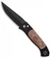Pro-Tech Brend 3 Medium Automatic Knife Maple Burl (3.75" Black) 1307
