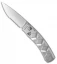 Piranha X Automatic Knife Silver (3.3" Mirror Serr)