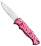 Piranha P1-PK Pocket Automatic Knife Hot Pink (3.2" Mirror)