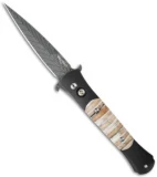 Pro-Tech The Don Automatic Knife Mastodon Tooth (3.5" Damascus) 1701-MT