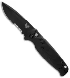 Benchmade CLA Automatic Knife Black G-10 (3.4" Black Serr) 4300SBK