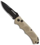 Schrade Extreme Survival Spear Point Automatic Knife Tan (3.25" Serr) SC60BRS