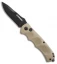 Schrade Extreme Survival Spear Point Automatic Knife Tan (3.25" Black) SC60BR