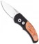 Pro-Tech Runt J4 Automatic Knife Maple Burl Handle (1.94" Satin Plain) 4406