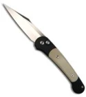 Pro-Tech Monaco Automatic Knife Tuxedo Ivory Micarta (3.3" Satin Plain) 551