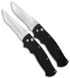 Walter Brend M2 Auto Knife Black Set (Tanto + Clip Point)