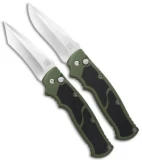 Walter Brend M2 Auto Knife Green Set (Tanto + Clip Point)