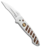 Randall King Custom Tsavo Wraith Automatic Knife Curly Maple (3.125" Mirror)