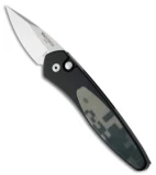 Pro-Tech Half-Breed Automatic Knife Black Camo G10 (1.95" Stonewash) 3624