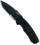 Zero Tolerance 0650ST Automatic Folder Knife (3.75" Black Serr)