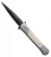 Pro-Tech Large Don Automatic Knife Steel Custom Ivory (4.5" Damascus)