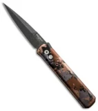 Pro-Tech Custom Splash Godfather Automatic Knife (4" Damascus)