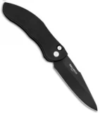 Pro-Tech Elishewitz Doru Left-Handed Automatic Knife (3.5" Black Plain) 2032