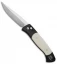 Pro-Tech Brend 1 Large Tuxedo Automatic Knife Ivory Micarta (4.6" Satin) 1151