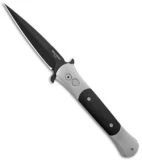 Pro-Tech Large Don Silver Automatic Knife Black G10 (4.5" Black) 1918