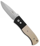 Emerson Pro-Tech CQC7-A Automatic Knife w/ Ivory Micarta (3.25" Stonewash)
