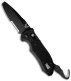 Benchmade Auto-Triage Automatic Knife Black (3.35" Black Serr) 9160SBK