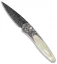 Pro-Tech Ultimate Custom Newport Automatic Knife Gold Lip Pearl (3" Damascus)