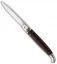 SKM 9.5" Fancy Lever Lock Automatic Knife Palisander Wood (4" Satin Bayo)