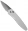 Pro-Tech Half-Breed Silver Automatic Knife (1.95" Stonewash) 3601