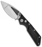 Marfione Strider Custom DOC D/A Automatic Knife Carbon Fiber (3.75" Cracked Ice)