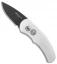 Pro-Tech Runt J4 Automatic Knife Silver Al (1.9" Black) 4417