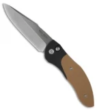Protech Elishewitz Doru Automatic Knife Coyote Brown G10 (3.5" Stonewash) 2037