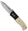 Emerson Protech CQC7-A Automatic Knife Tuxedo w/ Ivory Micarta (3.25" Stonewash)