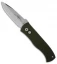 Emerson Protech CQC7-A Spear Point Automatic Knife Solid Green (3.25" Stonewash)