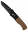 Emerson Protech CQC-7 Automatic Knife w/ Coyote Brown G-10 (3.25" Black Plain)