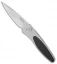 Protech Newport Silver Automatic Knife Carbon Fiber (3" Stonewash) 3410