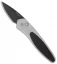 Protech Half-Breed Silver Automatic Knife Carbon Fiber (1.95" Black) 3612