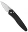 Protech Half-Breed Black Automatic Knife Carbon Fiber (1.95" Stonewash) 3615