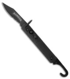 Colonial Knife Company Auto Rescue Military Knife Clip (Black Serr) M-728B