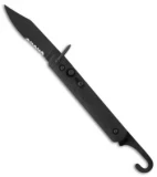Colonial Knife Company Auto Rescue Military Knife Clip (Black Serr) M-728SB