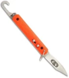Colonial Knife Company M-724 Orange Auto Rescue Knife w/Bail Loop (3" Pln)