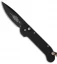 Microtech Mini UDT Automatic Knife (2.38" Black Plain) 155-1
